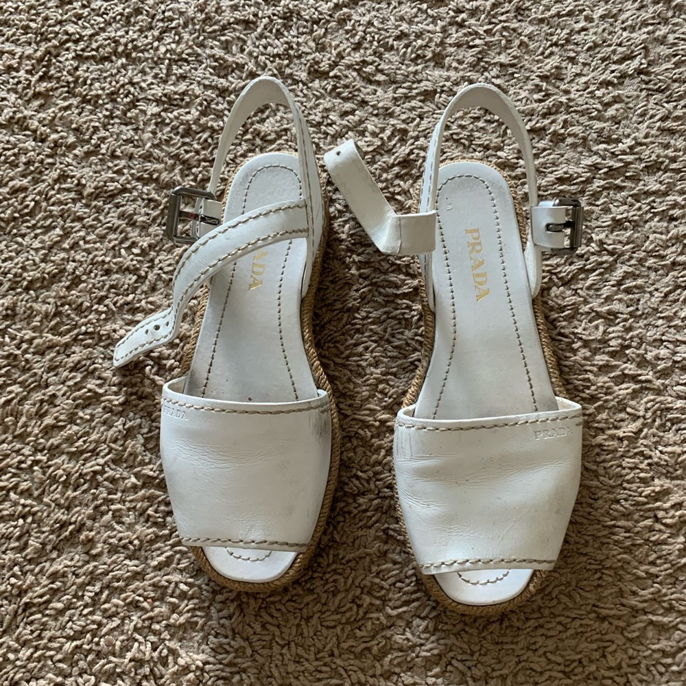 Prada espadrille sandals